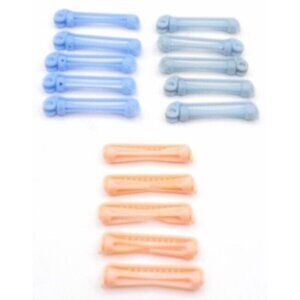 Permanent Rods -⅜"- 10 Blue "Tori" Brand & 5 Pink Unbranded